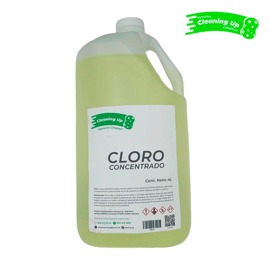 CLORO CONCENTRADO  6.5% 4L