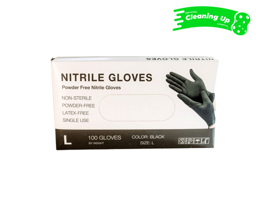 GUANTE NITRILO NEGRO GDE 100 PZ